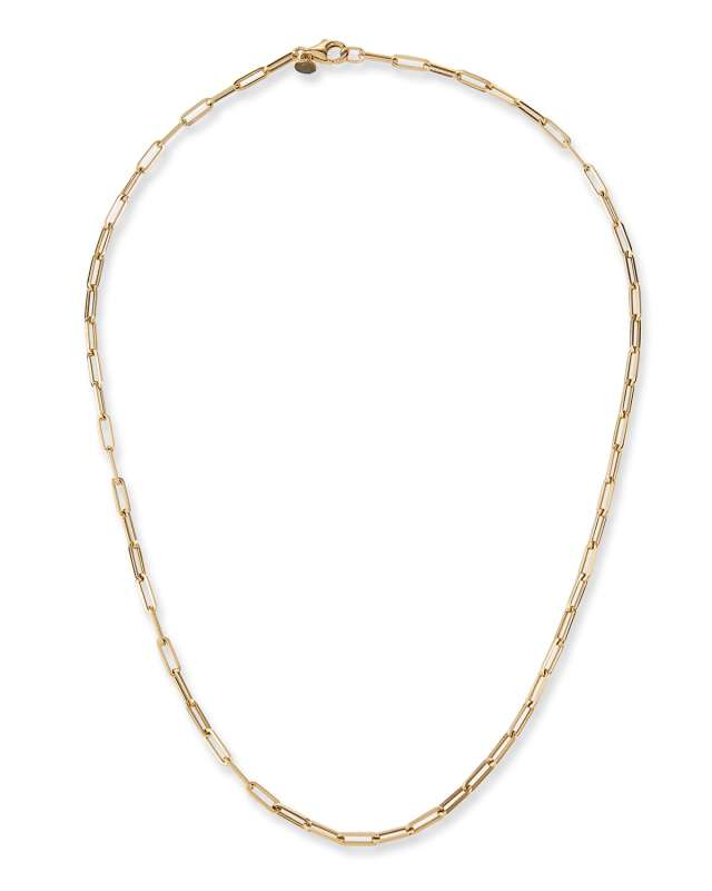 14k Extra-Small Link La Seta Necklace, 18"L
